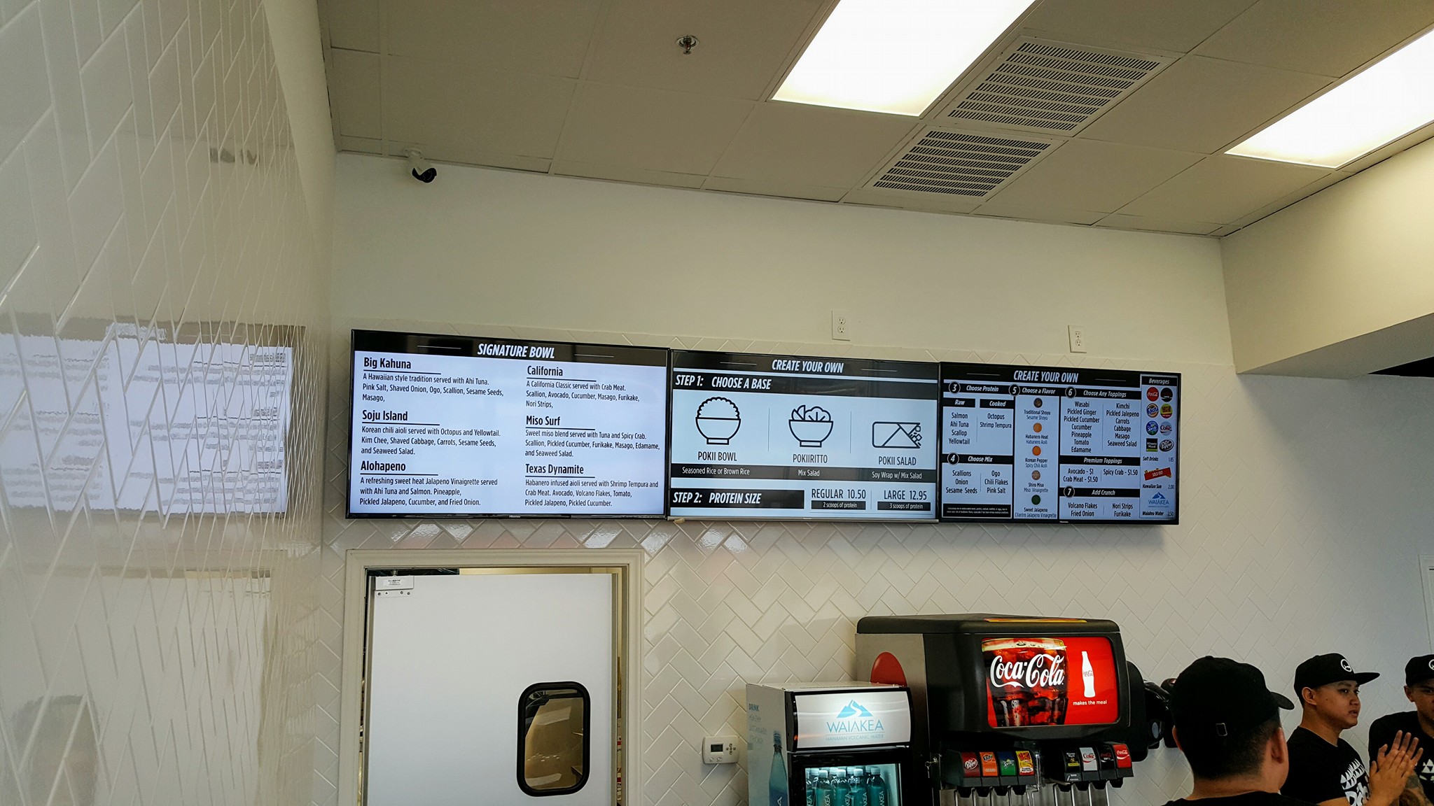 itek digital menu boards installation design